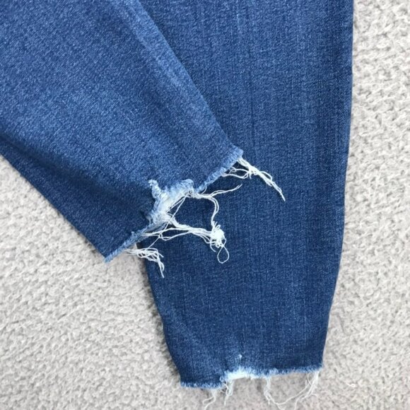 GAP Womens Size 8/29 Short Universal Legging Distressed Raw Hem Mid Rise Jeans - Picture 4 of 15